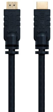 Blendend Cable HDMI V1.4 Repetidor A/M-A/M 20m, alta velocidad y HEC, ideal para conexión de dispositivos multimedia y streaming.
