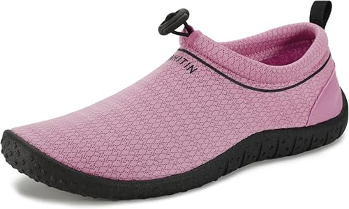 WHITIN Wasserschuhe Damen Herren Aquaschuhe Mit Dicke Sohle | Bequeme, Schnell Trocknend, Sommer Atmungsaktive Surfschuhe, Strandschuhe