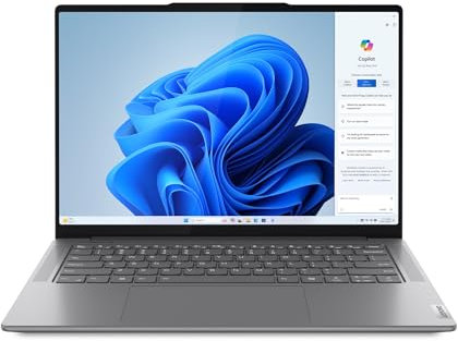 Lenovo Yoga Pro 7 14IMH9 14.5 Laptop | 2.8K OLED 120Hz Display | Intel Core Ultra 7 155H | 32GB LPDDR5x-7467MHz RAM | 1TB PCIe NVMe SSD | Nvidia GeForce RTX 4050 6GB GDDR6 | Windows 11 | Luna Grey