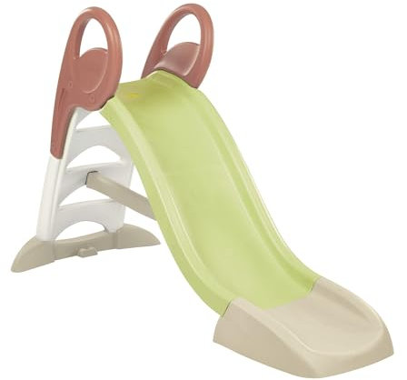 Smoby - Scivolo KS con minimo 38% di plastica riciclata, con attacco per acqua, lunghezza 1.50 metri, con beccuccio antiscivolo, rinforzo, per bambini dai 2 anni in su, Multicolore, 7600820510