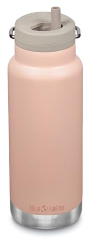 Klean Kanteen TKWide Twist Cap w/Straw Insulated Bottle 946ml Peach Parfait