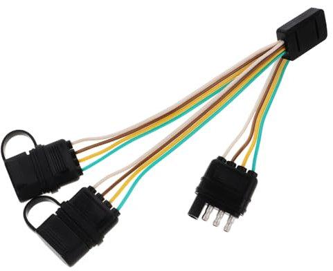 PRETYZOOM Kabelbaum Für Anhänger Anhängerstecker Anhängerkabel-verlängerung Für Fahrzeugbeleuchtung Anhängerlicht-kabelbaum Mit Adapter