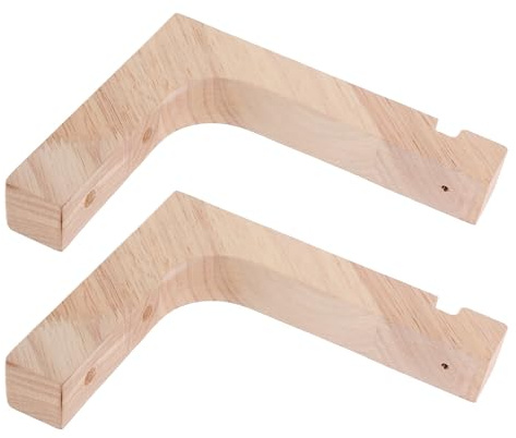 Milisten Soportes Colgantes y de Madera para Metal 2 Piezas Plantas Pared | Montaje Sencillo, Diseño que Ahorra Espacio, Estilo Moderno y Retro, para Exterior, Patios y Jardines