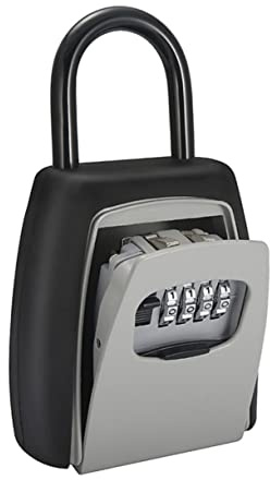 WEKADRIN Portachiavi con Combinazione Scatola Antiruggine Box Chiavi Resistente per Esterno Casa Garage Ufficio