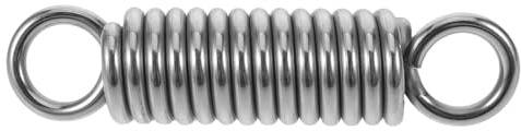 BESTonZON Resorte de Extensión para Columpio de Hamaca de Acero Inoxidable Amortiguador Antichoque Ajustable con Gancho Giratorio Compatible con Columpios de Porche y Sillas Colgantes