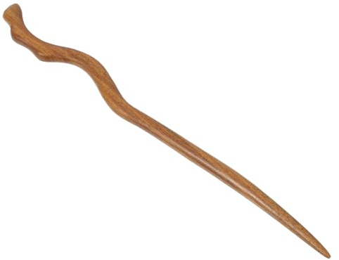 ASAKKURA Chioma di Elegante Stile Antico per Donne Accessorio Feste Bastoncino in Legno Ebano Liscio Levigato Uso Quotidiano