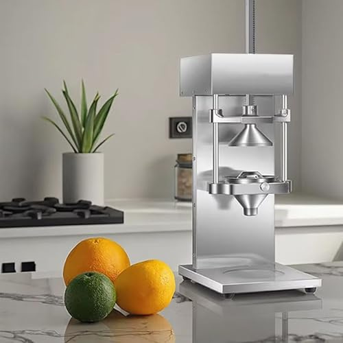 YXYLJOZ Coupe-Frites et Presse-Agrumes électrique Professionnel : Acier Inoxydable 304 Robuste avec 3 Lames interchangeables pour des bâtonnets Uniformes et Un jus Frais.