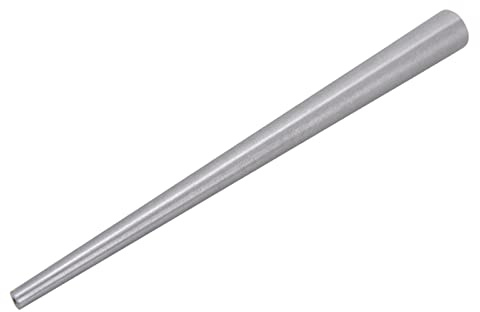Medición tamaño Anillo – Herramienta calibrador de Metal – Tamaño portabrocas Anillo para Joyas – Mandril Profesional de extensión de joyería(8.5), Acero Inoxidable, Cornalina