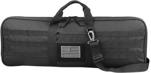 KRATARC Tasche für Bogenschießen Takedown Recurve Soft Bow Case Tactical Bow Holder Bag (Schwarz - 1)