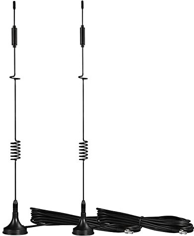 Bingfu 4G LTE Antenna TS9 Aerial 8dBi Magnetic Base Antenna 2-Pack Compatible with MiFi Hotspot Router USB Modem Dongle Netgear LB2120 Nighthawk M1 MR1100 M2 MR2100 AC785 AC797 AC790 AC810