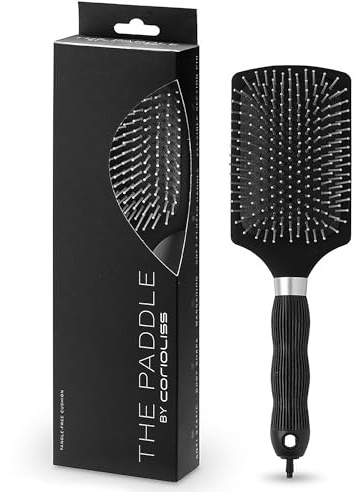 Corioliss Padle Brush | Hårborste för kvinnor | Professionell hårborste som förhindrar trassel | Utranglingseffekt | Perfekt för långt och tjockt hår
