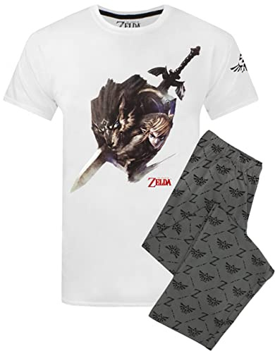 La Leyenda de Zelda Pijamas Mens Nintendo T Shirt & Lounge Pantalones XXL