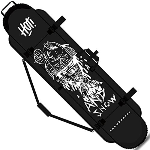 Outdoor Tragbare Snowboardhülle Soft Cover Case Snowboard Zubehör Tasche Riemen für Reiseausrüstung Aufbewahrung Transportschutz Wasserdicht, Fish
