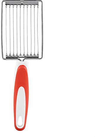 Tomato Slicer Luncheon Meat Cutter, Stainless Steel Canned Meat Slicer Kitchen Pragmatic Tomato Cheese Boiled Egg Spam Cutting Tools for Daily use (Color : Orange)