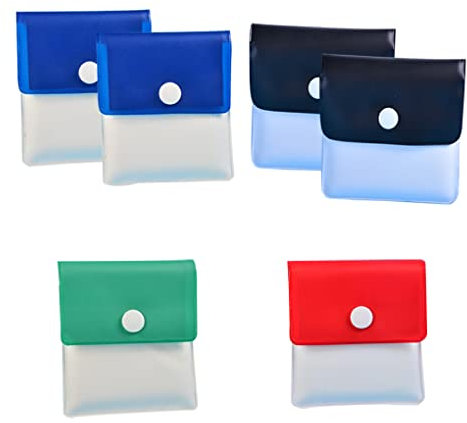 SUIOPPYUW Packung mit 6 tragbaren Taschen Aschenbecher Beutel Aufbewahrungstasche Wiederverwendbare Geldbörse Vater Aschenbecher Versorgung Outdoor Reisen