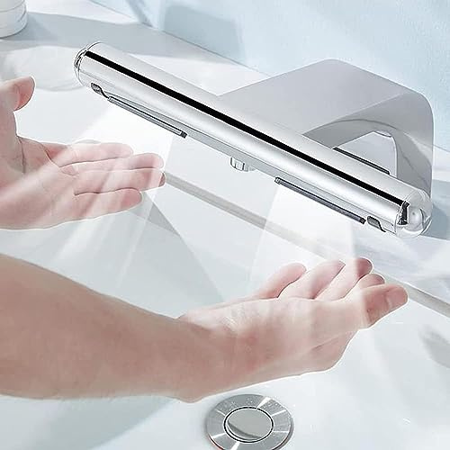 Asciugamani Automatico Con Rubinetto Sensore, Bastano 6-10 Secondi per Asciugare Le Mani, Asciugamani Elettrico Ad Alta Velocità Automatico, Asciugamani Commerciale per Cucina, Bagno E Toilette