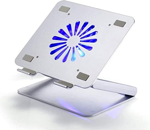 Laptop Cooler Stand Laptop Cooling Fan Laptop Cooler Cooling Pad Aluminum Alloy Notebook Cooler Stand Cooling Pad For 12-17.3 Inches Laptop Cooler Laptop Cooling Pad Laptop Cooler Pad