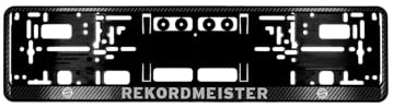 FC Bayern München Kennzeichenverstärker I Kennzeichenhalter KFZ I Rekordmeister I 1 Stück