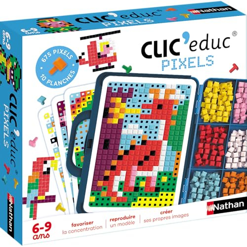 Nathan - Clic Educ Pixels - Reconnaissance des Couleurs - 6 Ans +