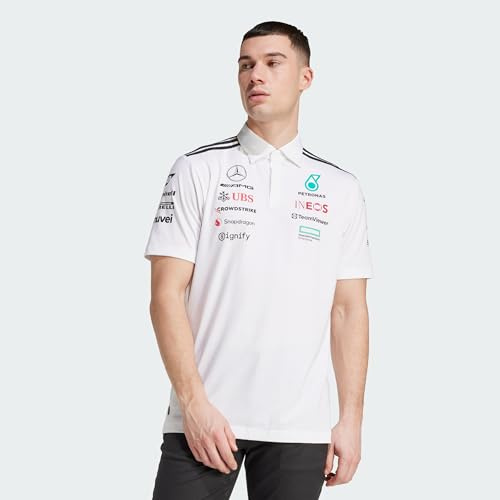 Adidas Herren Mercedes - AMG Petronas Formula ONE Team Team Polo White Men