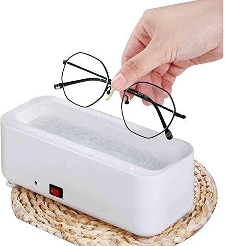 WPJQJWD Mini Ultrasonic Cleaner, Ultrasonic Cleaning Machine Quick Cleaning Machine Small Sonic Cleaner For Jewelry Watch Denture Glasses ​Daily Maintenance
