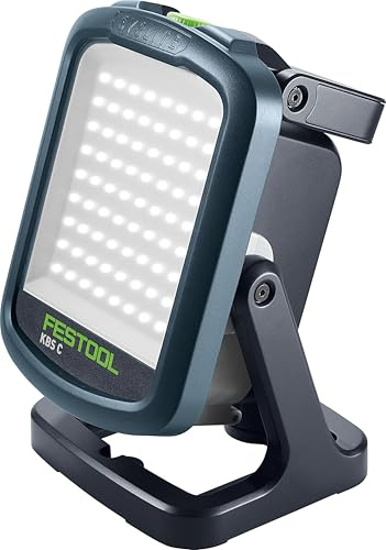 Festool Akku Baustrahler LED Syslite KBS C - 5000 Lm | Dimmbare Arbeitsleuchte - Magnetbefestigung - IP54 - Stativ-kompatibel - Akku separat