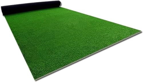 Rasenteppich Outdoor Balkon Teppich Rollrasen Länge 100cm - 1000cm Synthetischer Kunstrasen Mit Drainage Kunstrasenrolle UV-beständiger Wetterfest Grasmatte Für Garten Rasen(Höhe: 20mm,100x200cm)