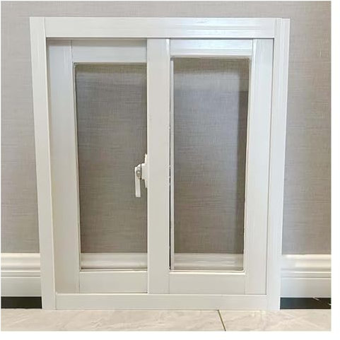 Schiebefenster für Keller, Badezimmer, Garagen und Restaurant, Küche, bündige Montage, Lüftungsschlitze, Fenster, Dachfenster, Ersatzteil, 80 x 80 cm