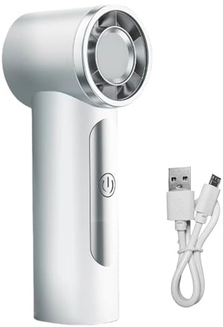 Ventilatore portatile rinfrescante - Ventilatore personale a forte per le mani - portatile elegante grande flusso d'aria giornate calde uso trucco passeggiata matrimoni campeggio