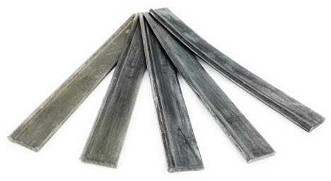 Lewi Ersatz Wischergummi hart 15 cm (11010) (5 Stück) für Fensterabzieher Gummi Gummilippe-n passend auch für Unger Glasreinigung Profi Fensterreinigung Abzieher Fensterwischer Ersatzgummi S-Wischer