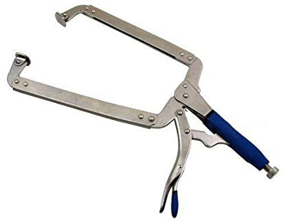 US PRO Tools 18 Large 460mm Welding Locking Mole Grip Pliers C-Clamp 1673