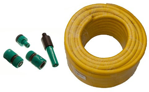 Tuyau anti-torsion pro pour jardin + connecteurs compatibles avec HOZELOCK 100 m de longueur