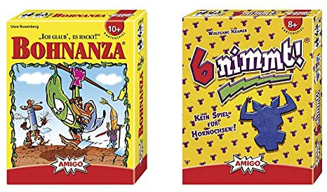 Amigo 01661 Bohnanza und 4910-6 Nimmt! - Kartenspiele Set