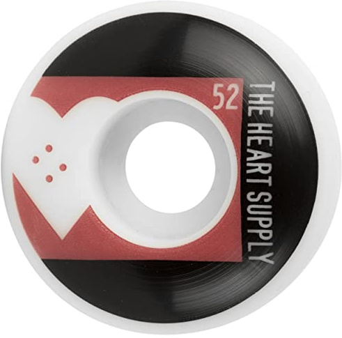 Centrano Heart Supply Even Skateboard Rollen Rot 52mm