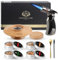 Hayden Oak Kit fumoir bourbon avec torche (sans butane) - 4 saveurs de copeaux de bois - Kit fumoir à whisky - Cocktail Manhattan et cocktail à l'ancienne - Cadeaux d'anniversaire pour homme, père,