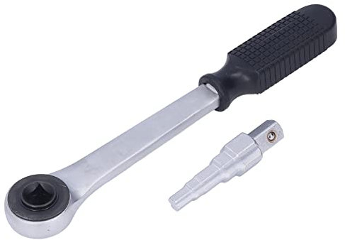 Garosa Stepped Radiator Spanner, 5-Step Radiator Valve Wrench Set, Carbon Steel Ratchet Wrench, Joint Repair Tool