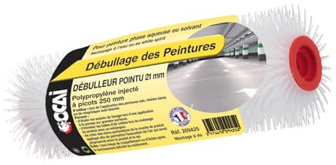 Rouleau débulleur 250 mm, picots pointus 21 mm - OCAI