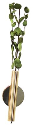 Cabilock 2 Pezzi Di Vasi Da Parete In Ferro Battuto Per Fiori Decorazioni Da Parete Vasi Decorativi Per La Casa Vasi Da In Metallo Mini Vasi Da In Metallo Dorato