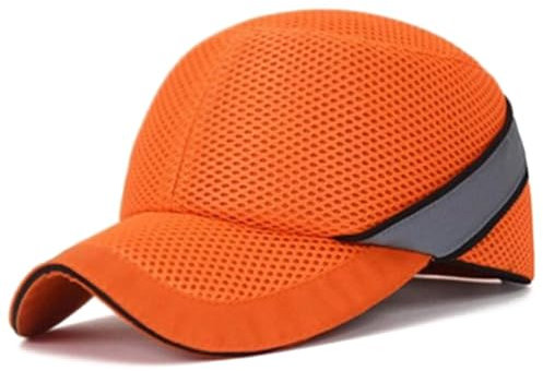 Vobumix Berretto di Sicurezza Cappello Baseball Classico Stile Casco Copricapo di Sicurezza Protettivo Cappello di Protezione della Testa Traspirante Cappello Rigido per Uomo
