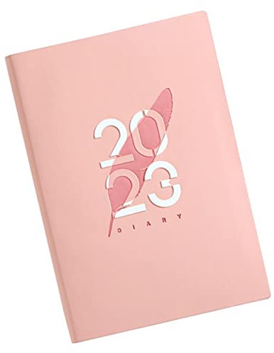 NUOBESTY Planer Englischer Agenda-notizblock Terminplan-notizbuch Verschleißfestes Notizbuch Planungs-notizblock Für Studenten Tragbarer Planer Papier-