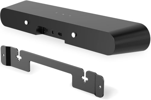 notiela Soundbar Wall Mount for Sonos Ray Mount Under or Above TV, Hidden Floating Bracket, Sound bar Mount Bracket for Sonos Ray Wall Mount, Heavy Duty Steel Support, Mount Hardware Includ, Black