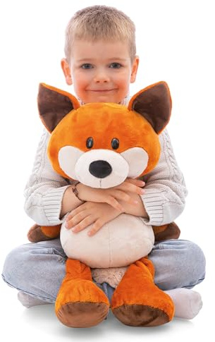 NICI Kuscheltier Fuchs Fabio 50cm - orange - Weiches Plüschtier – niedliches Stofftier zum Kuscheln & Spielen – tolle Geschenkidee für Kinder & Erwachsene | 65697