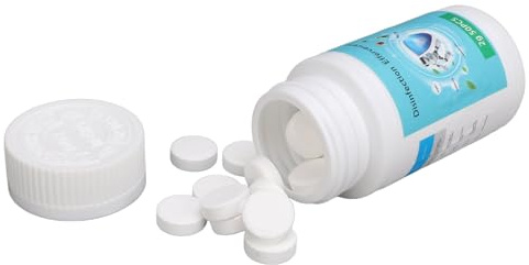 50pcs Schwimmbad Chlortafel Reinigungspool Chlortabletten für Whirlpools Spas Waschbecken 2g