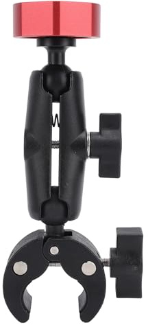 Walfront Conferma in Lega di Alluminio Regolabile Adatto per Mini Guscio Satellitare, Staffa Multifunzionale Portatile per Caccia Al , Materiale ABS (rosso)