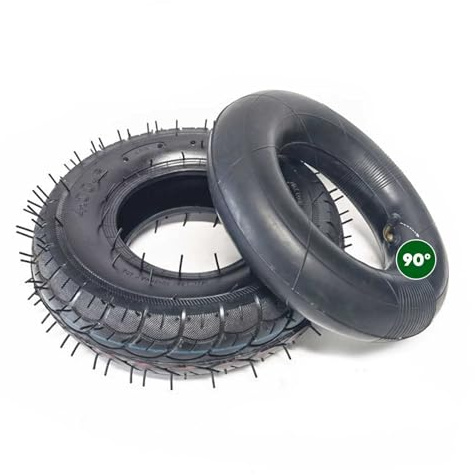 4.00-6 Pneumatici con Camera d’Aria, Sostituzione per Carriola Carrello da Giardino – Gonfiabile Antiscivolo Resistente all’Usura Diametro 13 Pollici Carico Max 150 kg(90)