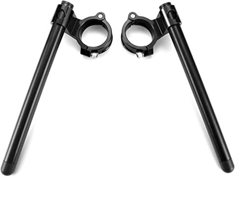 Fullibars Ø43mm semimanubri per moto forcella Ø 43mm CBR600 F4/F4I CBR1100XX 1997-2003 cafe racer semi manubri Rialzati 2.5cm tubo Ø 22.2mm realizzato in CNC alluminio