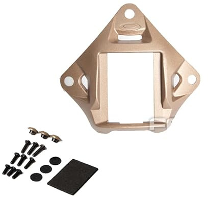 FMA Soporte para casco de Airsoft VAS Shroud NVG de aluminio, negro/plateado/dorado (DE)