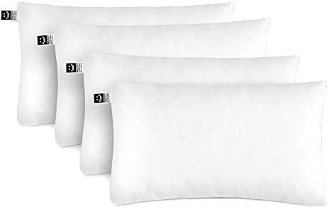 HAPPERS Relleno de Cojín de Fibra Hueca Pack 4 50x60