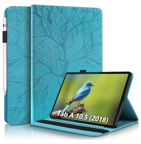 AsWant Hülle für Samsung Galaxy Tab A 10,5 2018 SM-T590/T595, Blau