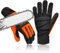 Intra-FIT Kettensägen-Schutzhandschuhe EN ISO 11393-4 Klass1 20m/s aus Kunstleder mit mit Linkshandschutz, Forst-Schnittschutzhandschuhe für Motorsäge